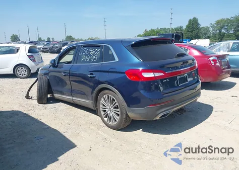 2017 Lincoln Mkx Reserve z USA, uszkodzony, nr VIN 2LMPJ8LR7HBL10452